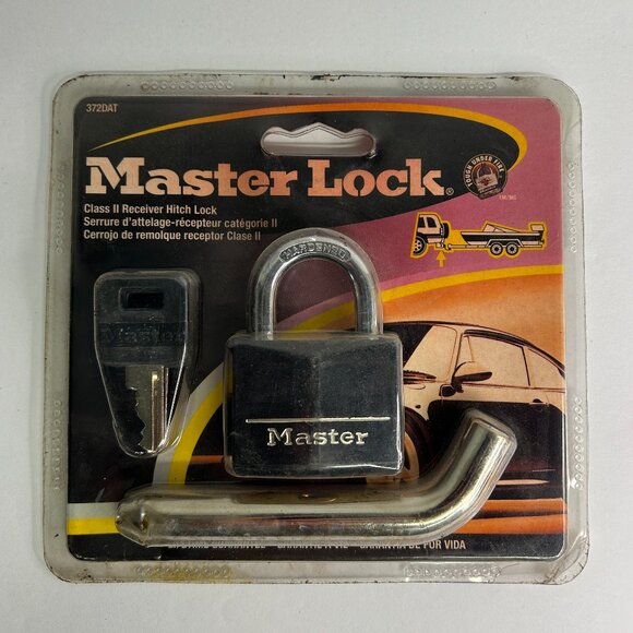 Master Lock Class II Receiver Hitch Lock 372DAT - Picture 1 of 2
